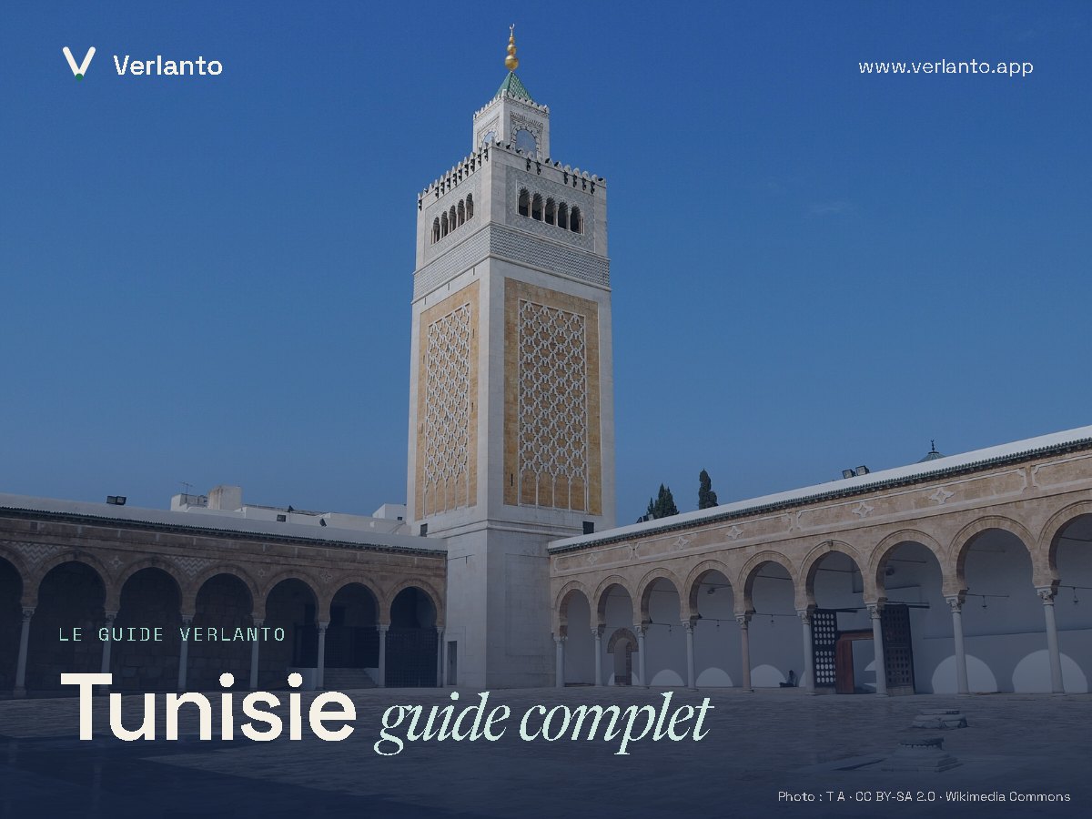 Tunisie — Le guide Verlanto complet du pays